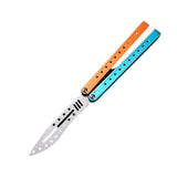Balisong Beginner Orange Et Bleu