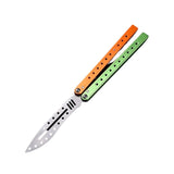 Balisong Beginner Orange Et Vert