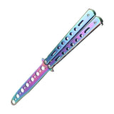 Couteau Papillon Entrainement Rainbow