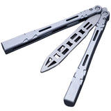 Couteau Papillon Katana Argent