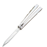 Balisong Butterfly Knife Trainer Blanc